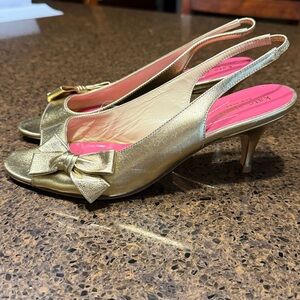 Kate Spade Gold Pumps